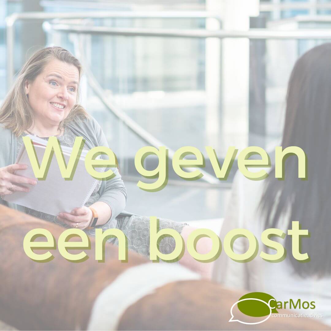 We geven een boost
